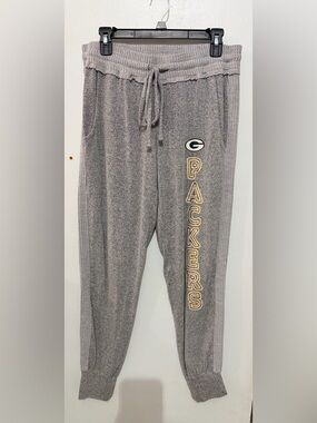 NFL Team Apparel Green Bay Packers Women's Gray Sweats Cheese Heads